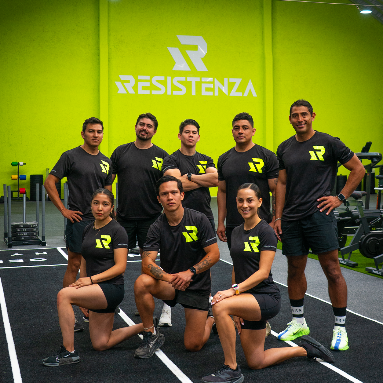 Comunidad fitness entrenando en Resistenza Pachuca